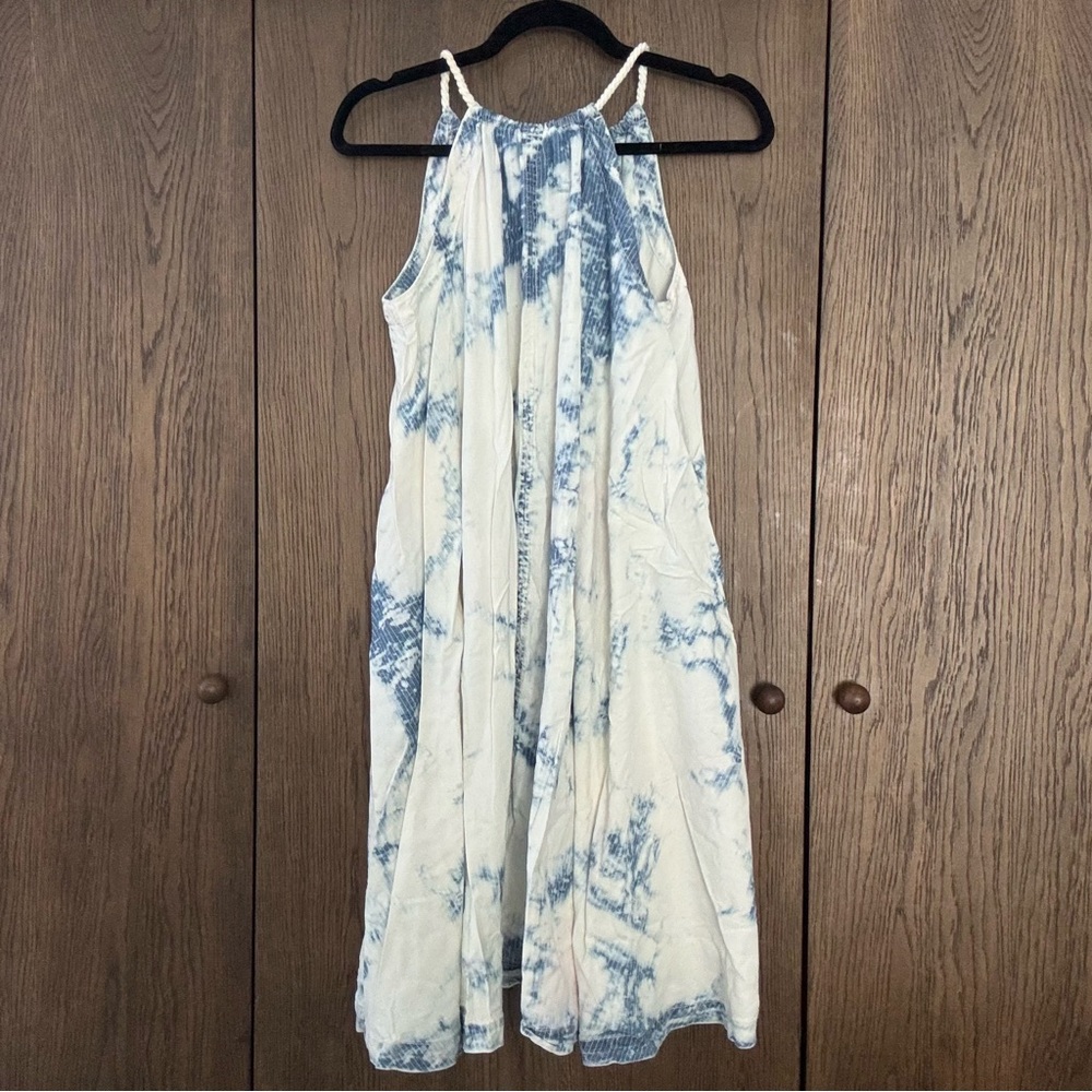 Anthropologie denim dress with pockets